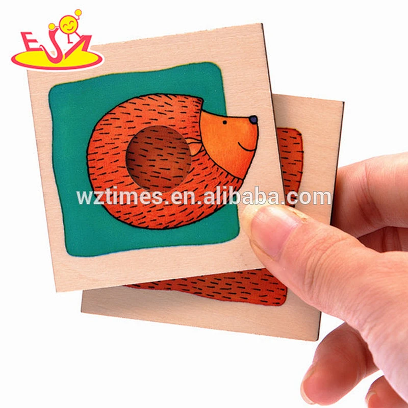 wholesale top fashion children wooden jigsaw puzzle for sale as gift W14A148