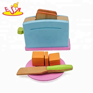 Spielwaren-Sets des Topmode-Kindertoasters aus Holz für Großhandel W10D010