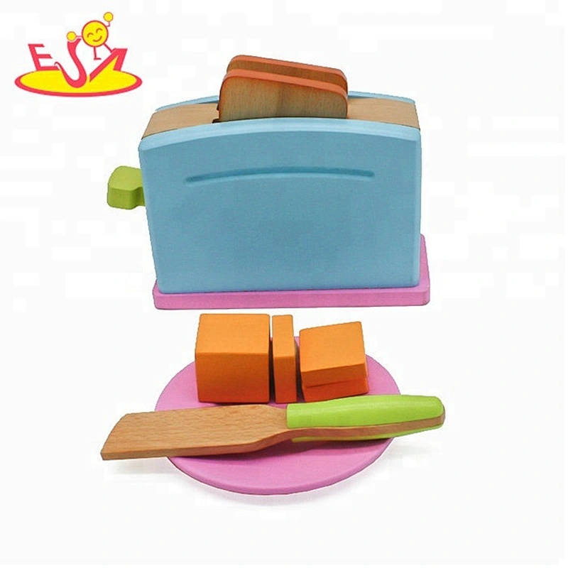 Spielwaren-Sets des Topmode-Kindertoasters aus Holz für Großhandel W10D010