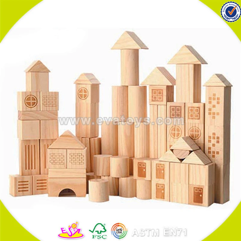 2018 Wholesale kids wooden educational building toys for training practical ability W13E023