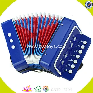 Wholesale top fashion wooden piano accordion professional children wooden piano accordion W07K006C