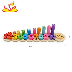Best sale prschool education wooden early learning toys for kids W12E034