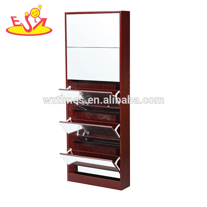 wholesale high quality antique wooden mirrored furniture with drawer cabinet W08H091