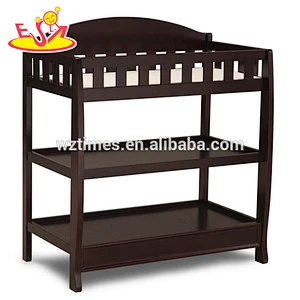 2018 New arrival safety wooden portable changing table for kids W08C115C