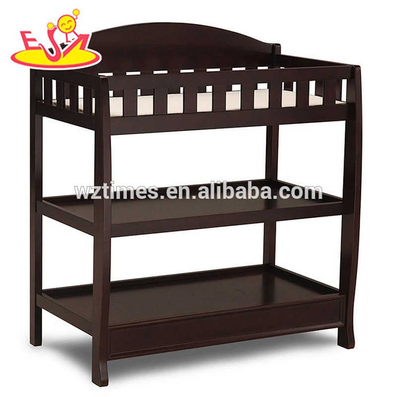 2018 New arrival safety wooden portable changing table for kids W08C115C