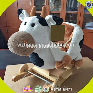 2018 wholesale wooden rocking toys for babies new design cool motorcycle wooden rocking toys for babies W16D110