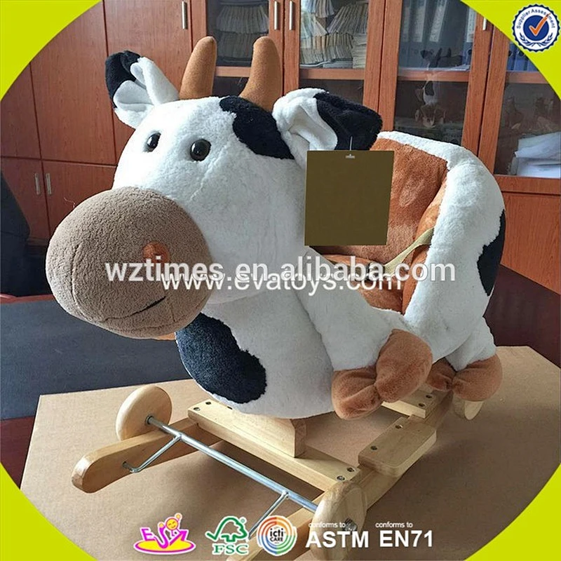2018 wholesale wooden rocking toys for babies new design cool motorcycle wooden rocking toys for babies W16D110