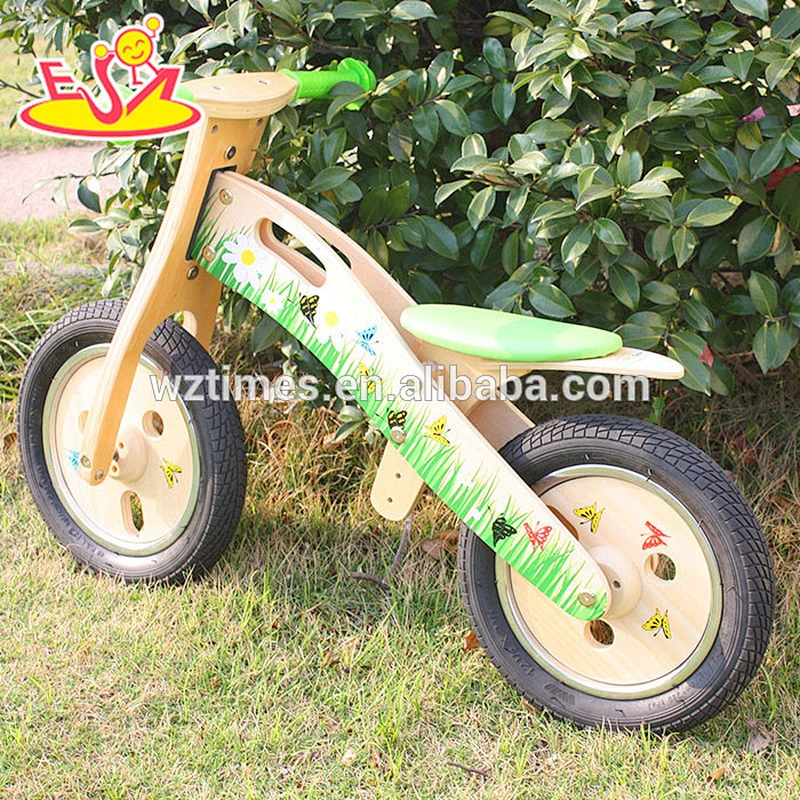 wholesale kids wooden balance bike fashion baby wooden balance bike hottest children wooden balance bike W16C114