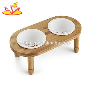 wholesale hottest sale wooden feeder automatic dog feeder for children love W06F053