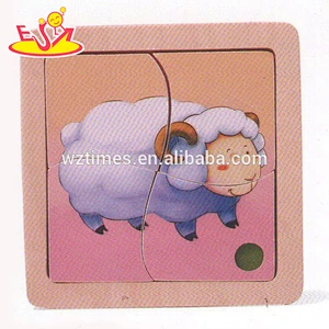 wholesale educational kids wooden sheep puzzle fashion children wooden sheep puzzle W14C170