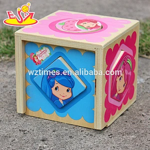 Wholesale educational wooden box toy for kids W11C012