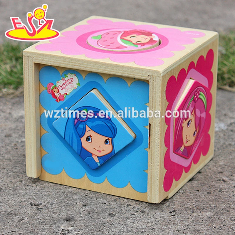 Wholesale educational wooden box toy for kids W11C012