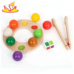2019 New fashion educational wooden shape matching game for children W13E096