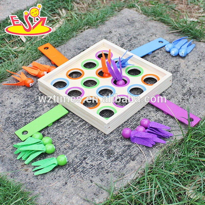 New hottest interesting fly wooden bird toss game for kids play W01B032