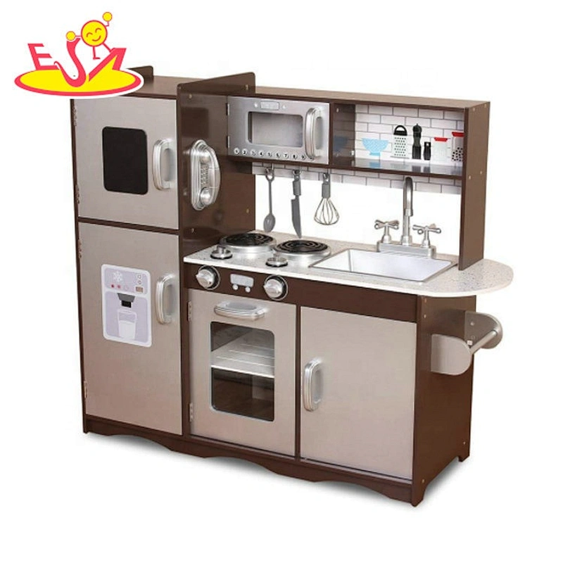Most popular colorful wooden play kitchen for toddlers W10C485