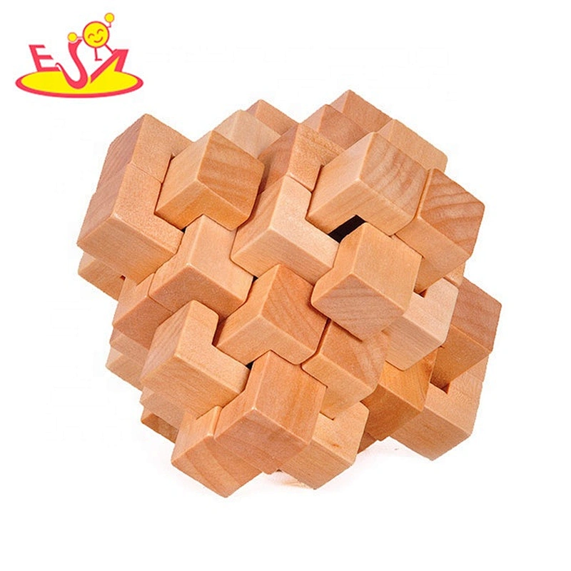 Wholesale most popular baby 3d wooden puzzle for sale W11C038