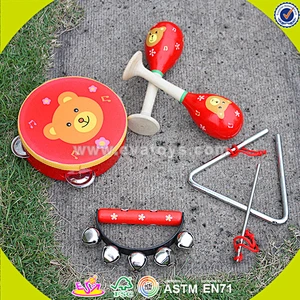wholesale professional preschool wooden musical instrument toy for children W07A089