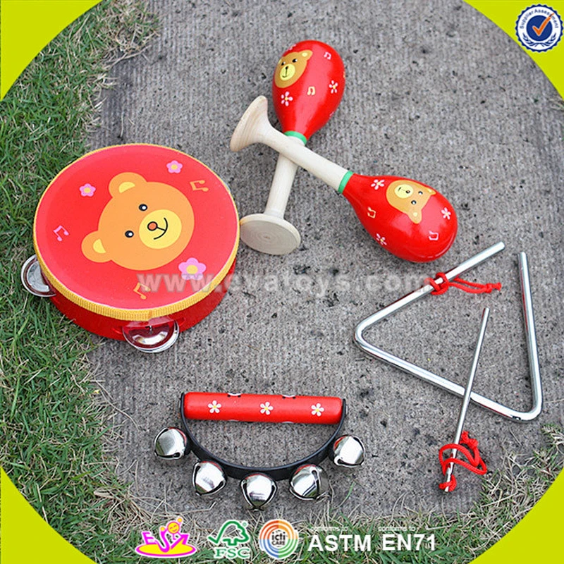 wholesale professional preschool wooden musical instrument toy for children W07A089