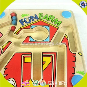 wholesale baby wooden toy maze popular kids wooden toy maze top fashion children wooden toy maze W11H012