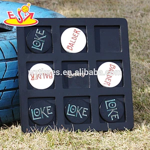 2018 wholesale kids toy wooden tic tac toe game new design children toy wooden tic tac toe game funny tic tac toe game W01B037