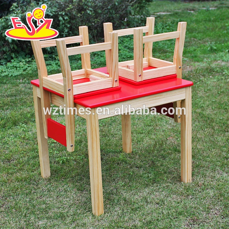 2018 New design kid wooden chairs and table set unique wooden chairs and table set popular wooden chairs and table set W08G134