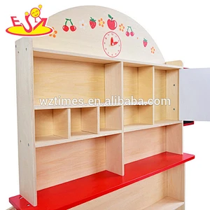 Hölzernes Supermarktspielzeug des hölzernen Babys des Supermarktes preiswertes hölzernes Supermarktspielzeug W10A054