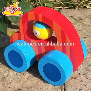 hottest traffic model series wooden car toy for kids W04A200