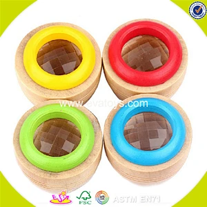 wholesale popular kids wooden kaleidoscope high quality children wooden kaleidoscope W01A119
