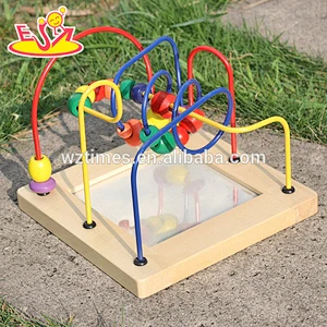 2018 wholesale baby wooden bead maze toy popular kids wooden bead maze toy fashion children wooden bead maze toy W11B129