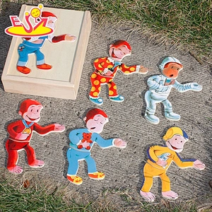 Top sale educational 3d kids wooden games puzzles for wholesale W14D013