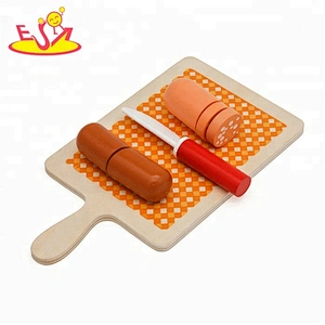 New hottest pretend play wooden toy food set for kids W10B258