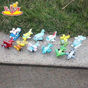 2018 wholesale new fashion wooden model airplane W04A199