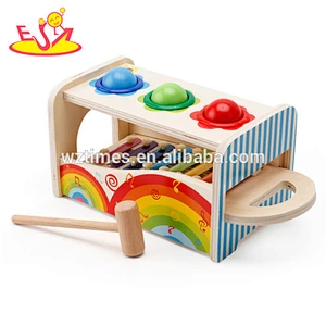 wholesale funny wooden toddler music toys for education W07A117