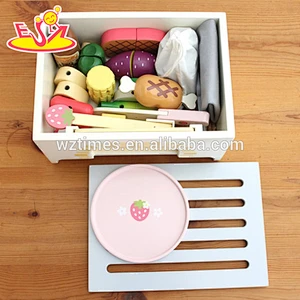 wholesale lovely mini wooden toy kitchen set for children as gift W10D113