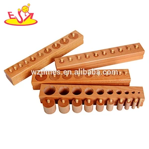2018 New design toddlers preschool wooden montessori toys W12F010