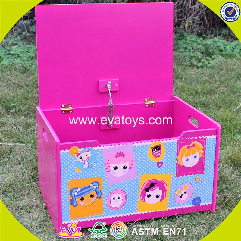 hottest kids wooden storage box new fashion children wooden storage box W08C135