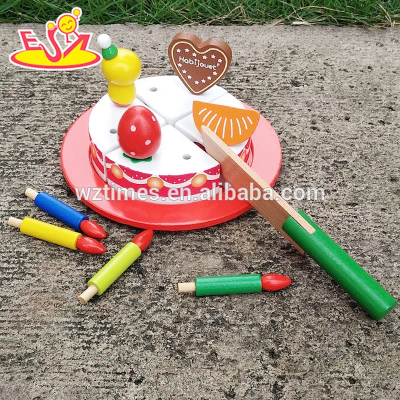 2018 New design wooden fruit cut toy children wooden fruit cut toy baby wooden fruit cut toy W10B176