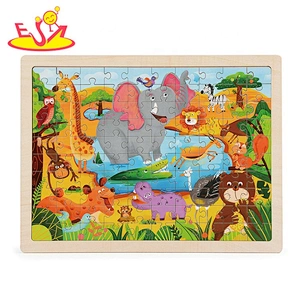 high quality 60PCS educational wooden mini building blocks for wholesale W13A167