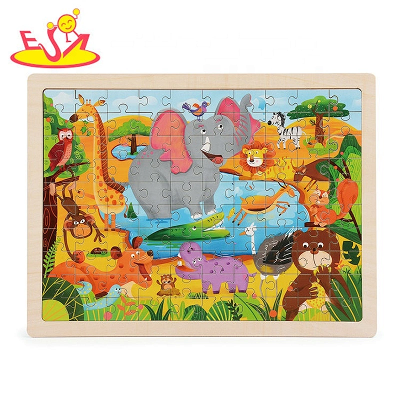high quality 60PCS educational wooden mini building blocks for wholesale W13A167