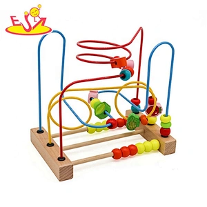 wholesale educational children wooden maze toy best sale baby wooden maze toy W11B098