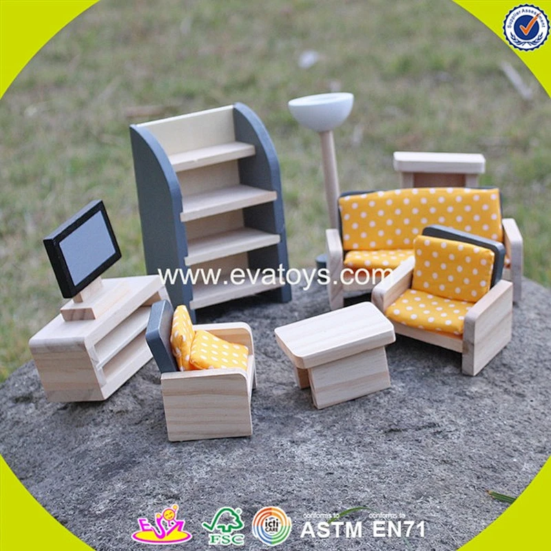 Großhandel Kinder Möbel Spielzeug Holz Miniatur Puppenhaus Möbel W06B055
