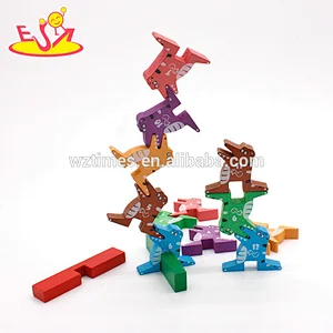 Wholesale unique style wooden splice animal toy for children W13A143