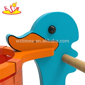Original Design 4 wheels wooden ride on toy car for kids W16A034