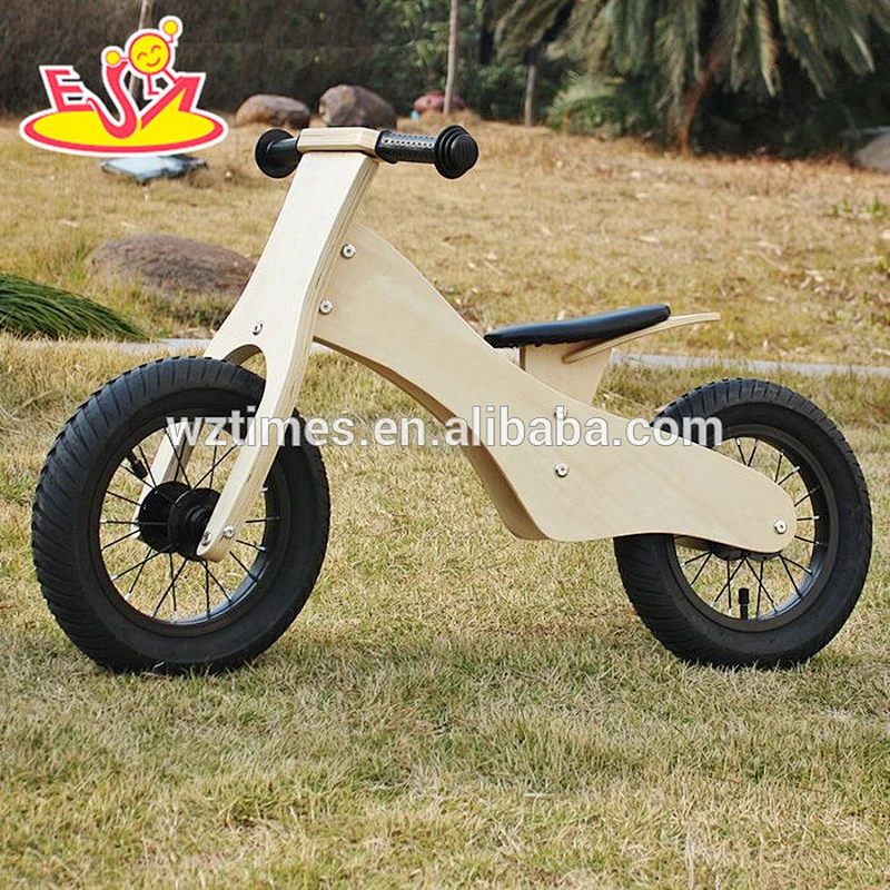 wholesale cheap metal wheel wooden balance bicycle for kids 2-6 years W16C169