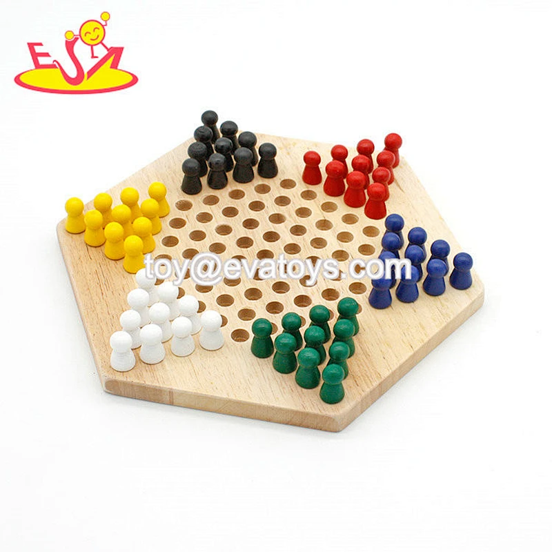 wholesale baby wooden checkers popular kids wooden checkers interesting children wooden toy checkers W11A034