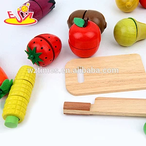 wholesale diy baby wooden fruit toy role play kids wooden fruit toy W10B139