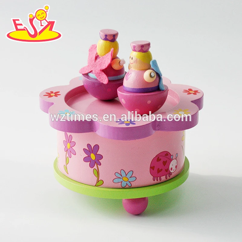 wholesale fashion popular wooden children music box for sale W07B028