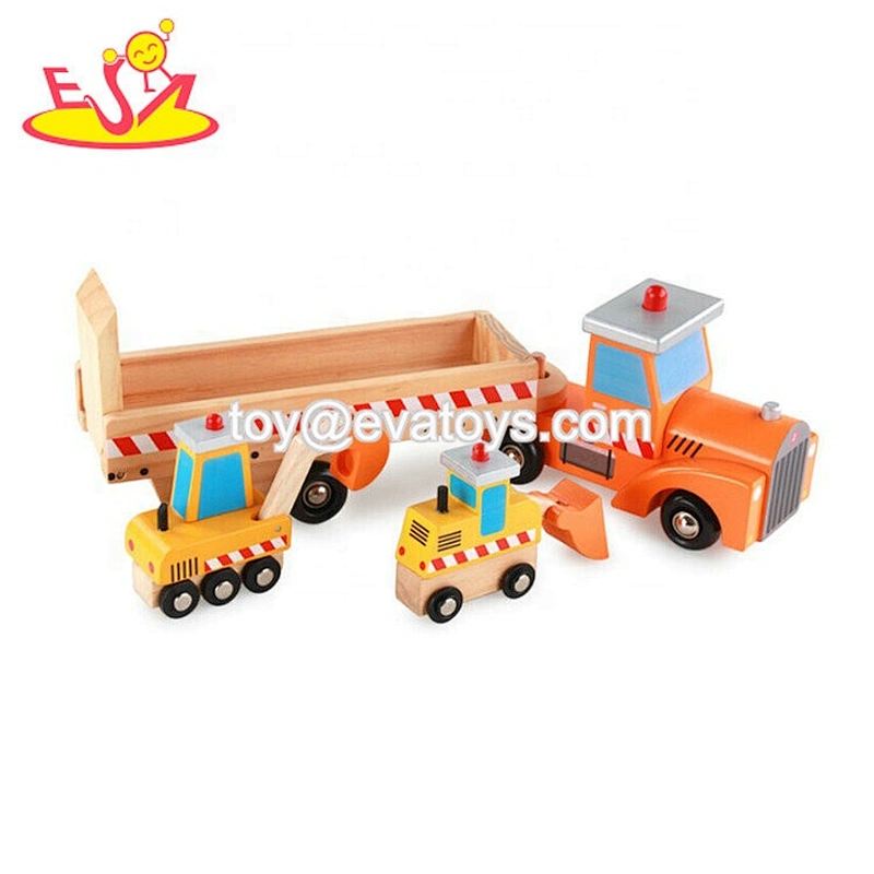 Top sale creative wooden train set with low price W04A068