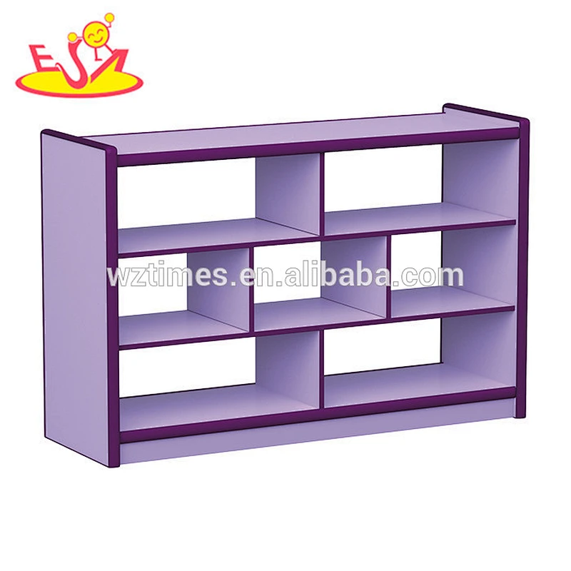 wholesale High quality preschool wooden small wooden bookcase cheap wooden small wooden bookcase for sale W08C190