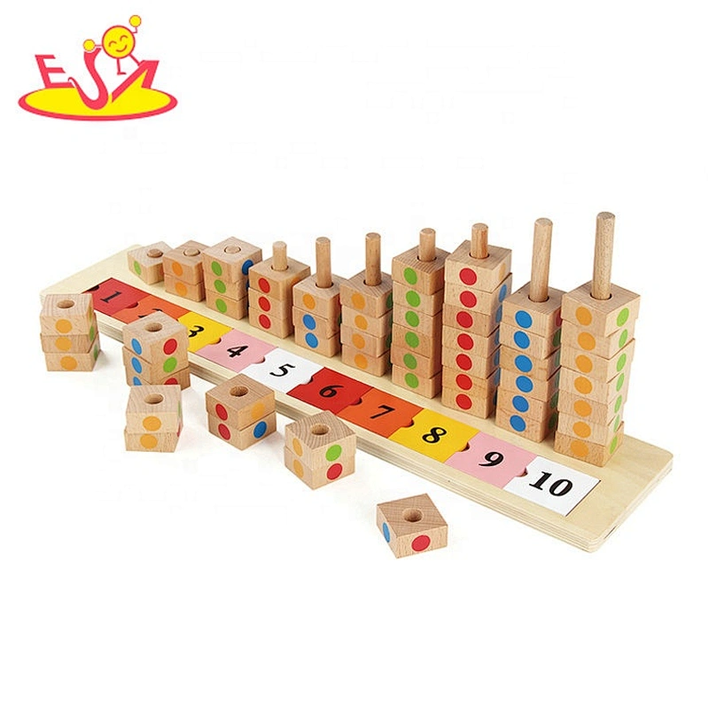 wholesale educational counting wooden math game for kids W12F044